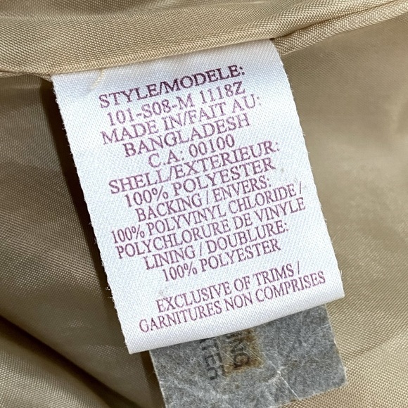 Midtown Tan Utility Style Light Jacket M - Picture 4 of 15